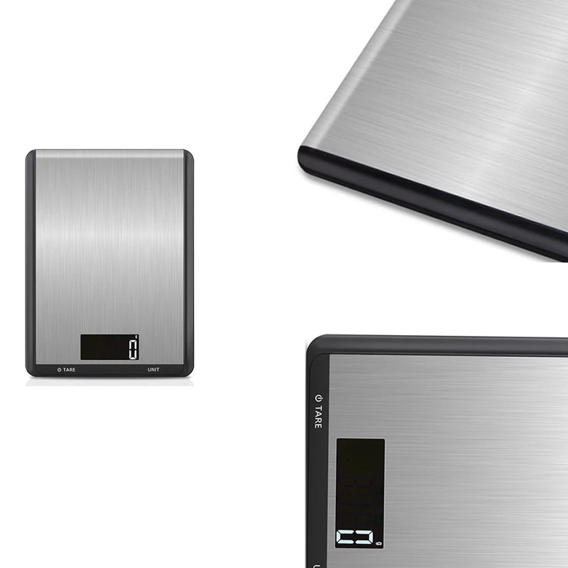 

Digital Kitchen Food Scale Electronic Balance,Stainless Steel Multifunction Weight Tool,LCD Electronic Gram Scale