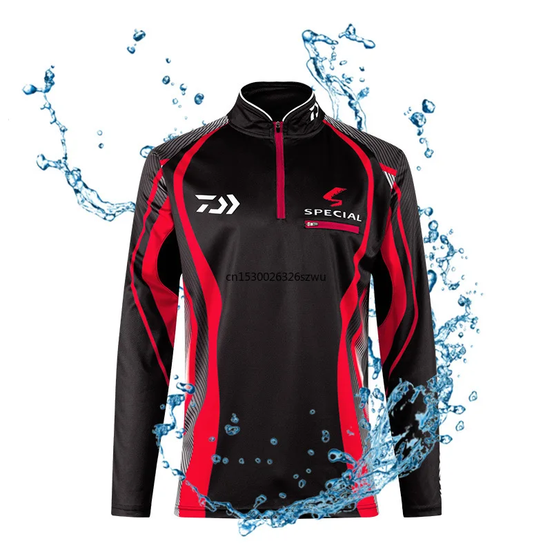 

Спортивная уличная рыболовная рубашка Daiwa, Солнцезащитная одежда для рыбалки, дышащая ультратонкая быстросохнущая одежда для рыбалки