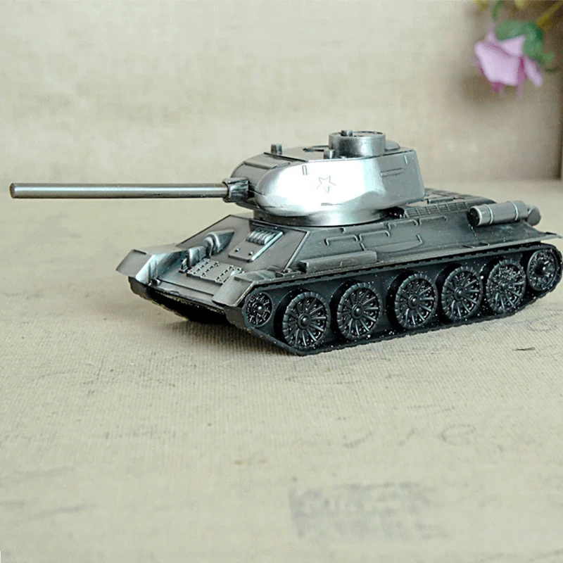 Vintage Metal Tank Miniature Model Alloy Sculpture Home Decoration Accessories Retro Handicraft Desktop Crafts | Дом и сад