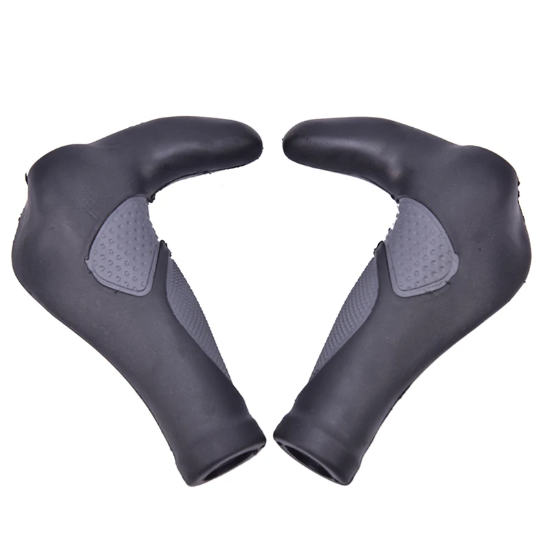 1 Pair Comfy Bicycle Grips Rubber Integrated MTB Cycling Hand Rest Mountain Bike Handlebar Casing Sheath Shock Absorption | Спорт и