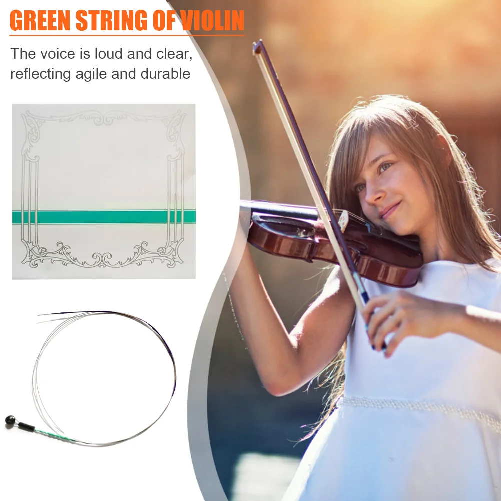 4 шт./компл. Струны для скрипки из хромистой стали E/A/D/G 4/4 струнный хромированный