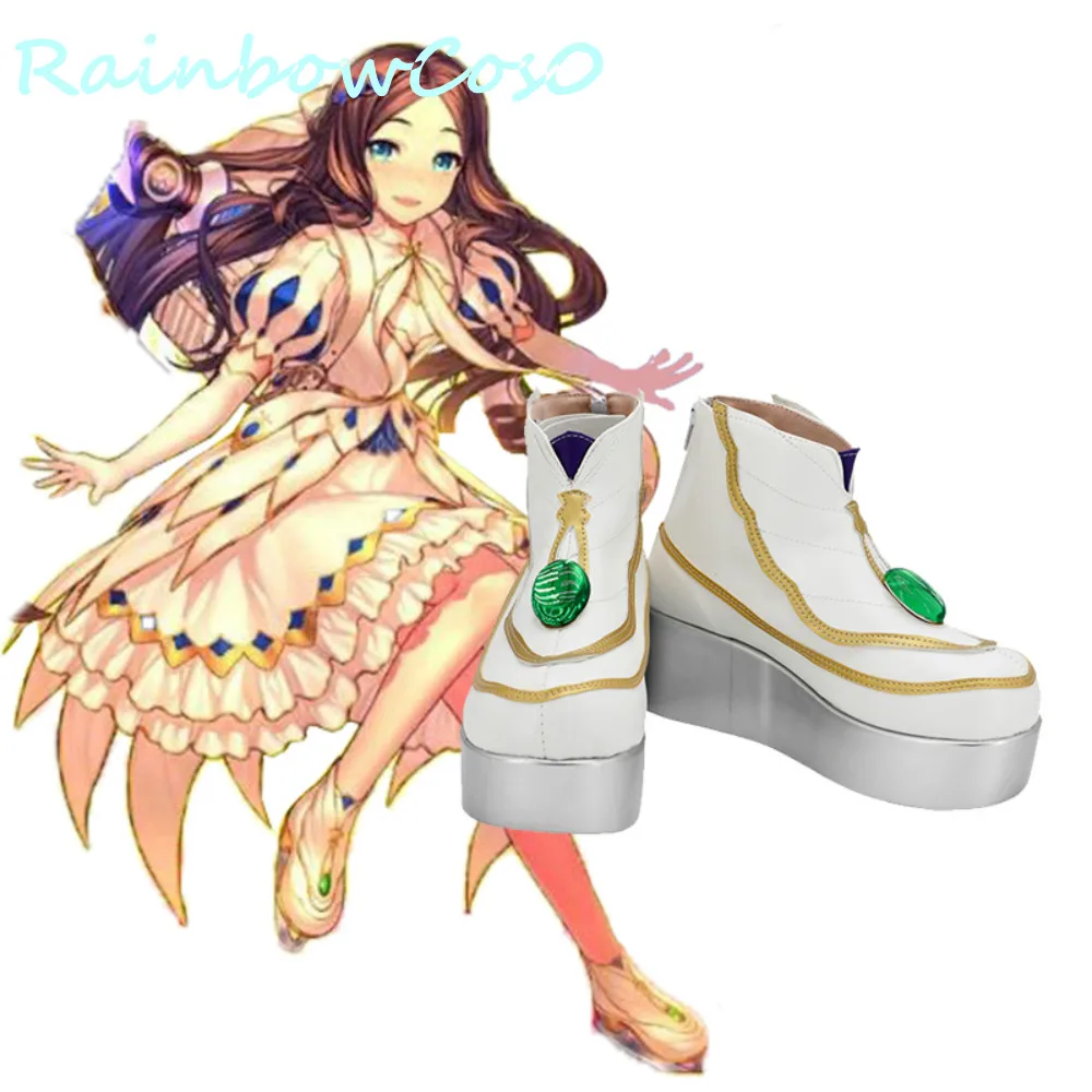 Обувь для костюмированной вечеринки FGO Fate/Grand Order Caster Leonardo da Vinci Ботинки реквизит