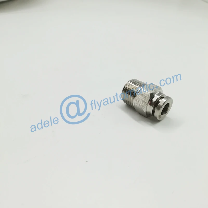 PC8 1/4 NPT пневматический прямой фитинг толчок в быстром соединении один сенсорный