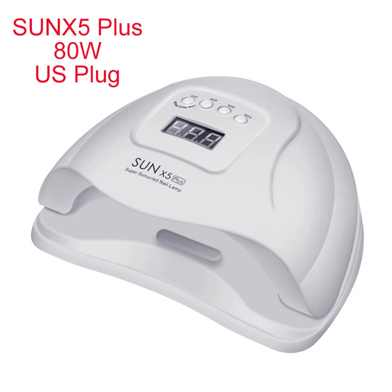SUNX5 Plus (US Plug) SUNX5 Plus сушка светодиодная УФ-лампа для ногтей с 36 светодиодный s 72 Вт Сушилка для ногтей для всех гелей лак солнцезащитный светильник лампа маникюр умный ЖК-дисплей - Цвет: SUNX5 Plus (US Plug)