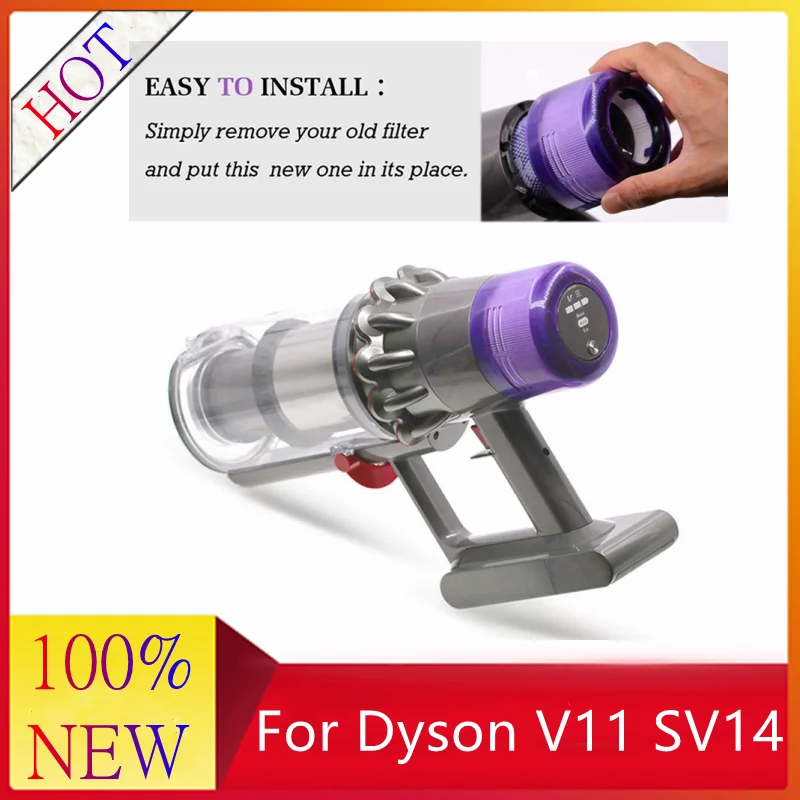 

Роскошный роскошный блок фильтров для dysonv11 sv14 ciclone animal absoluto total limpo sem fio аспиратор запасные части