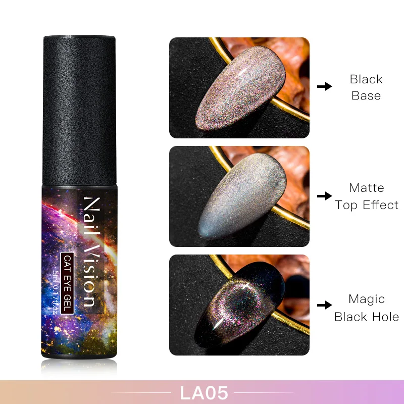 AAS08028 Nail Vision 9D Galaxy Cat Eye гель-Хамелеон Гель для ногтей длительный Galaxy Star эффект кошачьих глаз замачивается УФ/светодиодный - Цвет: AAS08028
