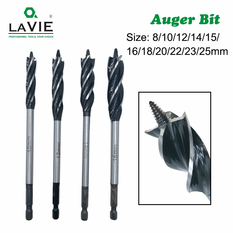 

Сверла для древесины LAVIE DB03020A, 8-25 мм