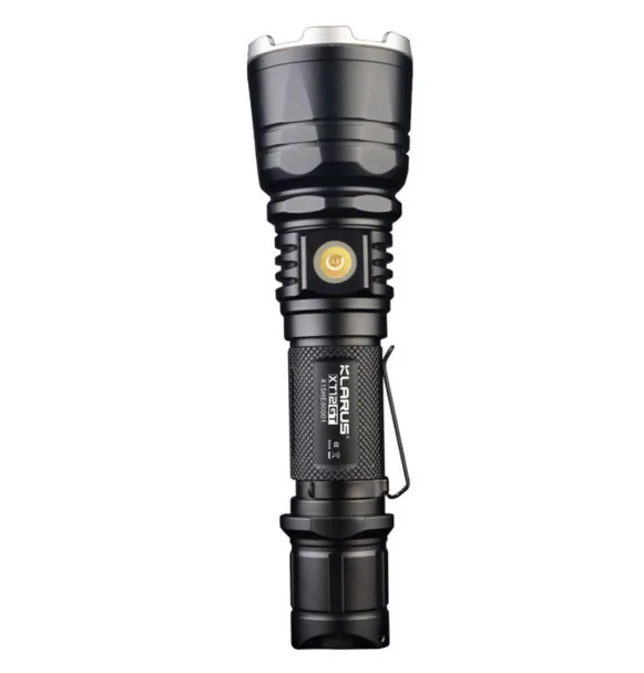Фонарик Кларус XT12GT CREE XHP35 HI D4 светодиодный черный максимальная 1600LM бросить 603 м