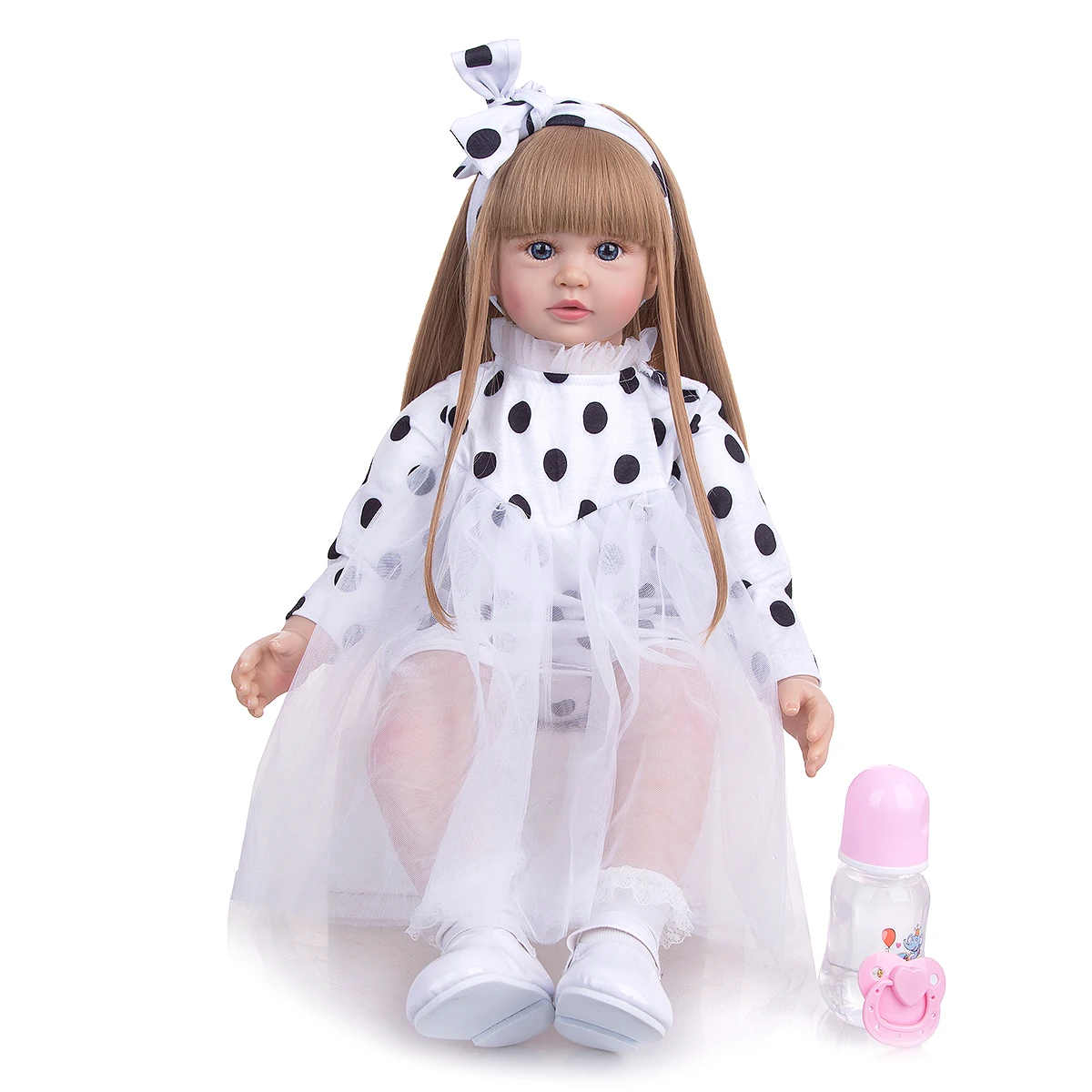 

KEIUMI Reborn Baby Dolls Menina 60 cm Realistic Dress Up Toddler Toys DIY For Kid Christmas Gift Playmate Sets Birthday Surprise