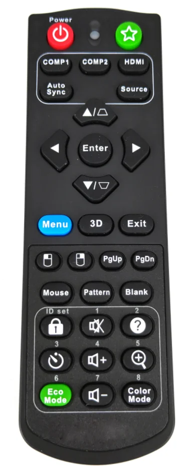 3D Для проекторов viewsonic 3d пульт дистанционного управления RCP01051 PJD6552LWS PJD6552W PJD6552LW PJD6223 PJD6253 PJD7820HD PJD5324 - Цвет: 3D