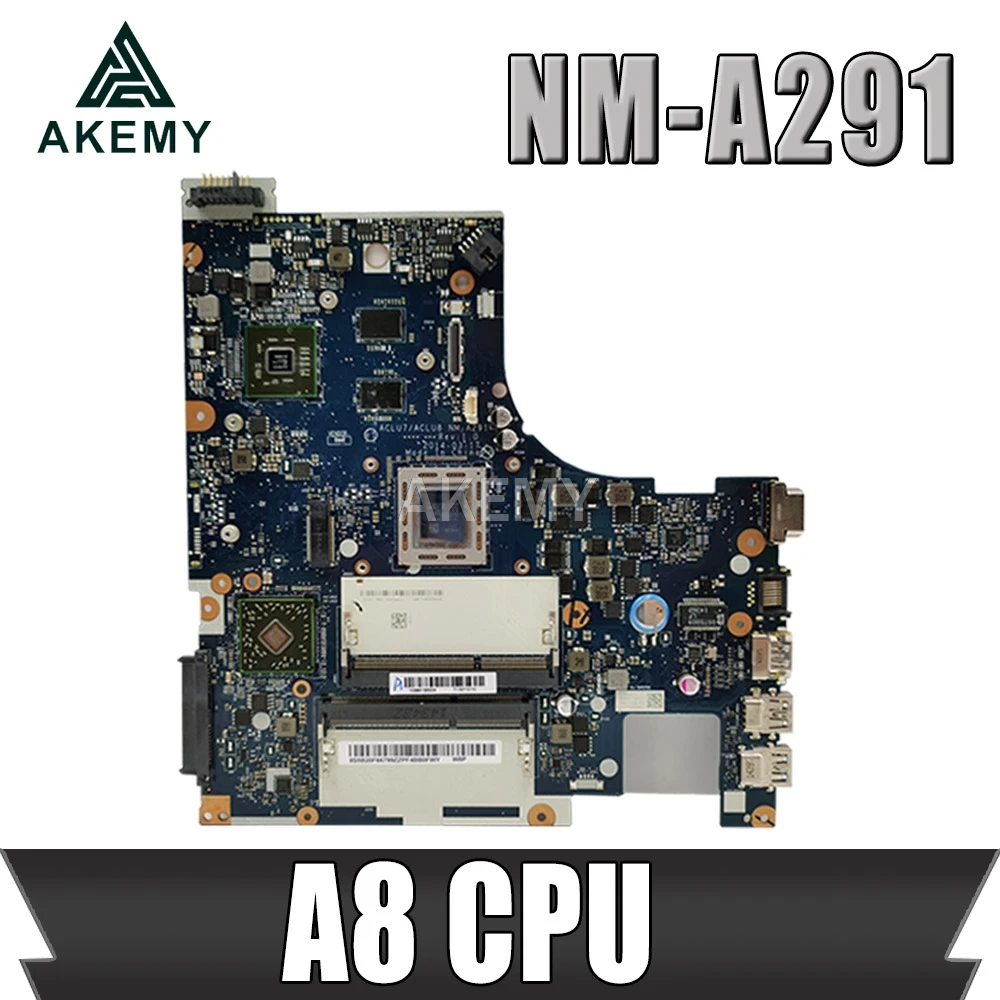 Протестированная материнская плата ACLU7 ACLU8 NM A291 для Lenovo Z50 75 G50 ноутбука ПК A8