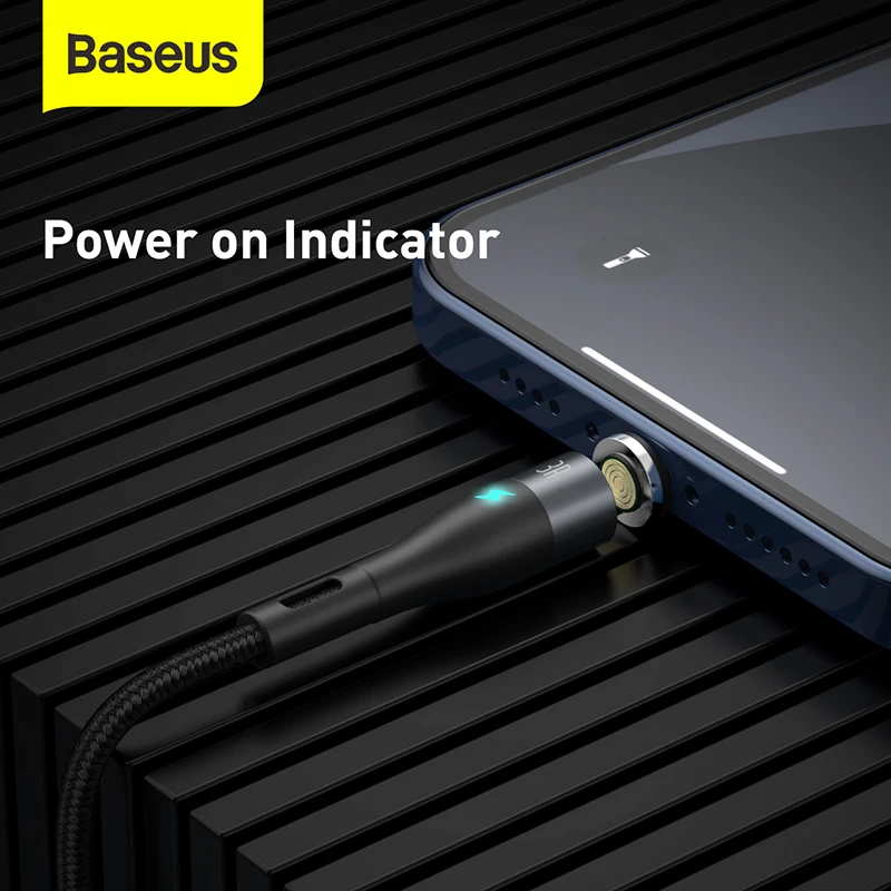 Baseus Магнитный USB кабель для iPhone Samsung Huawei Быстрая зарядка магнит Зарядное