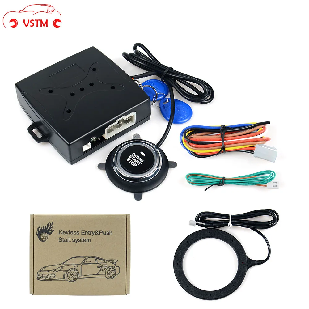 Автомобильная сигнализация автомобильная кнопка запуска двигателя RFID замок