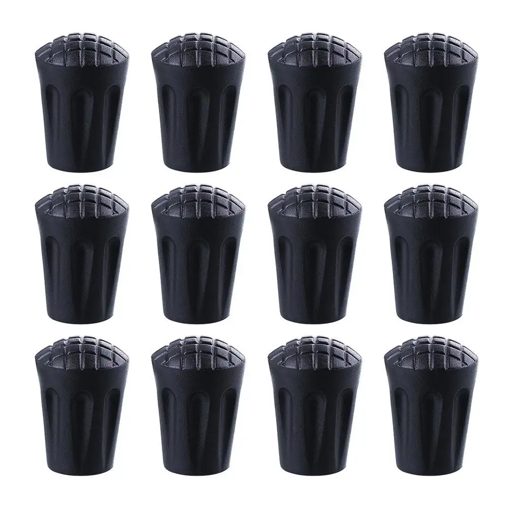 12 шт./лот уличные походные палки для треккинга колпачок сменный конец трость