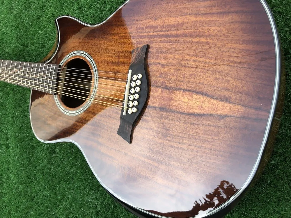 KOA wood K24 Акустическая гитара Chaylor KOA K24ce электрическая акустическая гитара подлокотник половина cutaway K24c Акустическая гитара