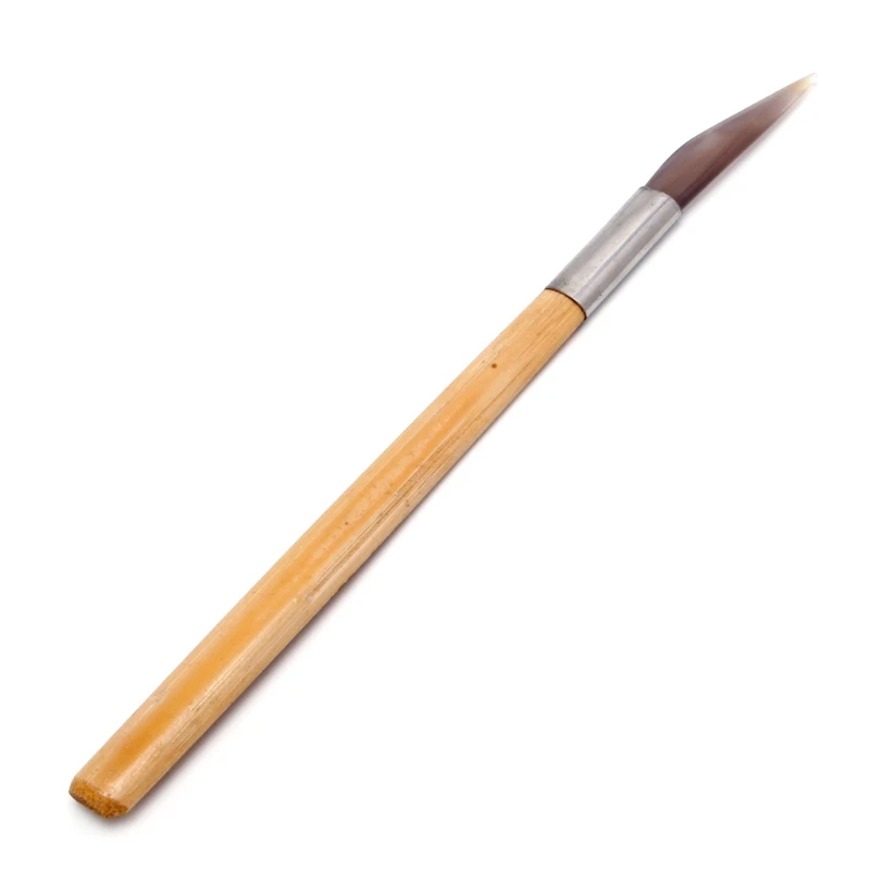 Полировальный нож из агата с бамбуковой ручкой инструменты для изготовления