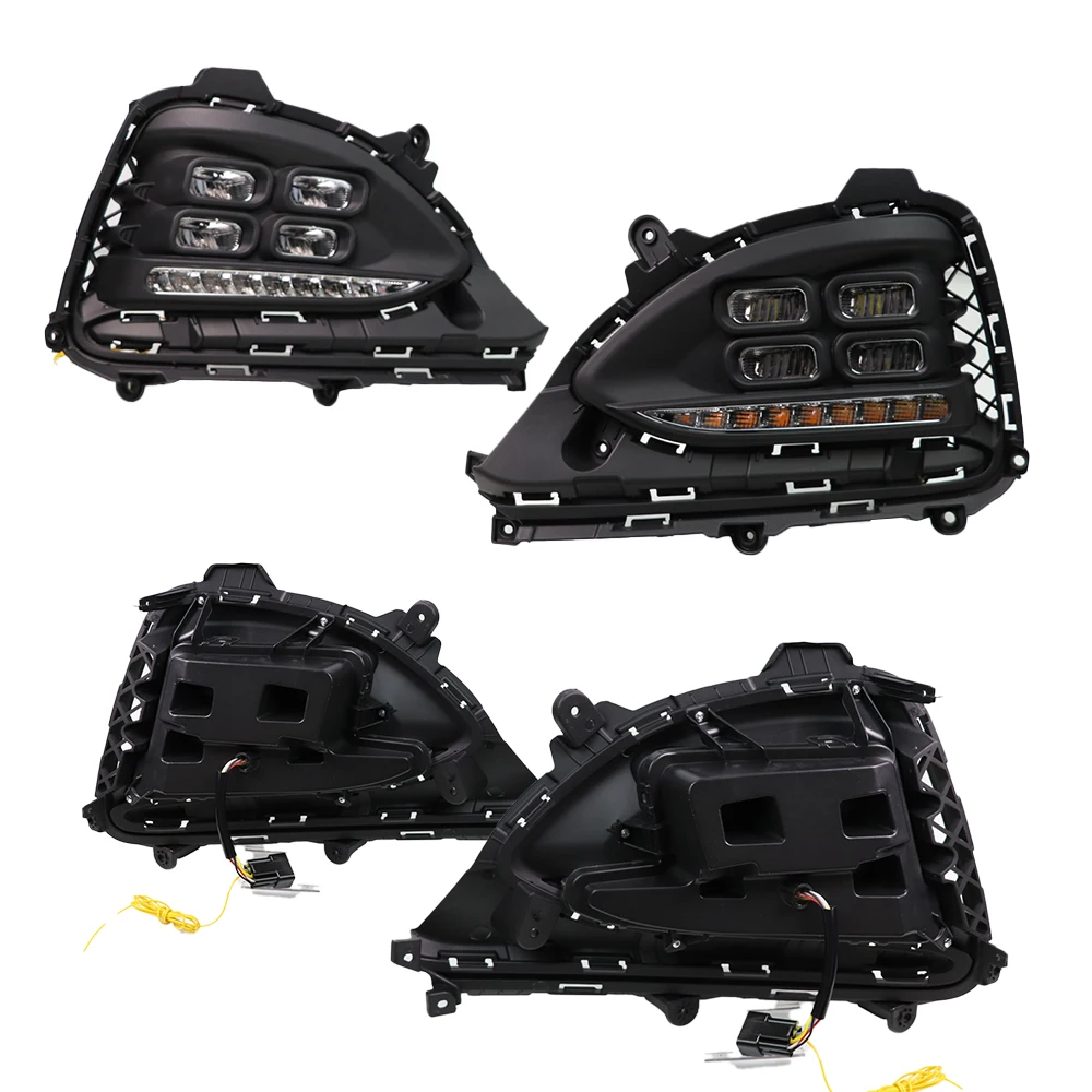 Автомобильный мигающий светодиодный дневный ходовой светильник 2 шт. для Hyundai I20