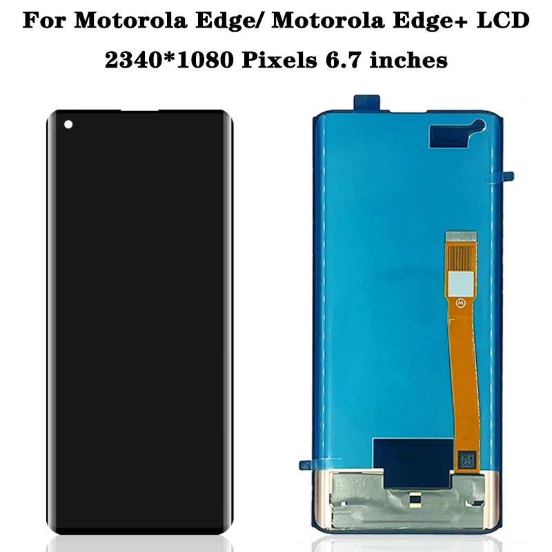 Kup 100% Oryginalny Dla Moto Rola Moto Krawędzi Plus LCD XT2063-3 Z Ekranem Dotykowym Digitizer Dla Moto Krawędzi Wyświetlacz XT2061-3 Panel Dla Moto Krawędzi +