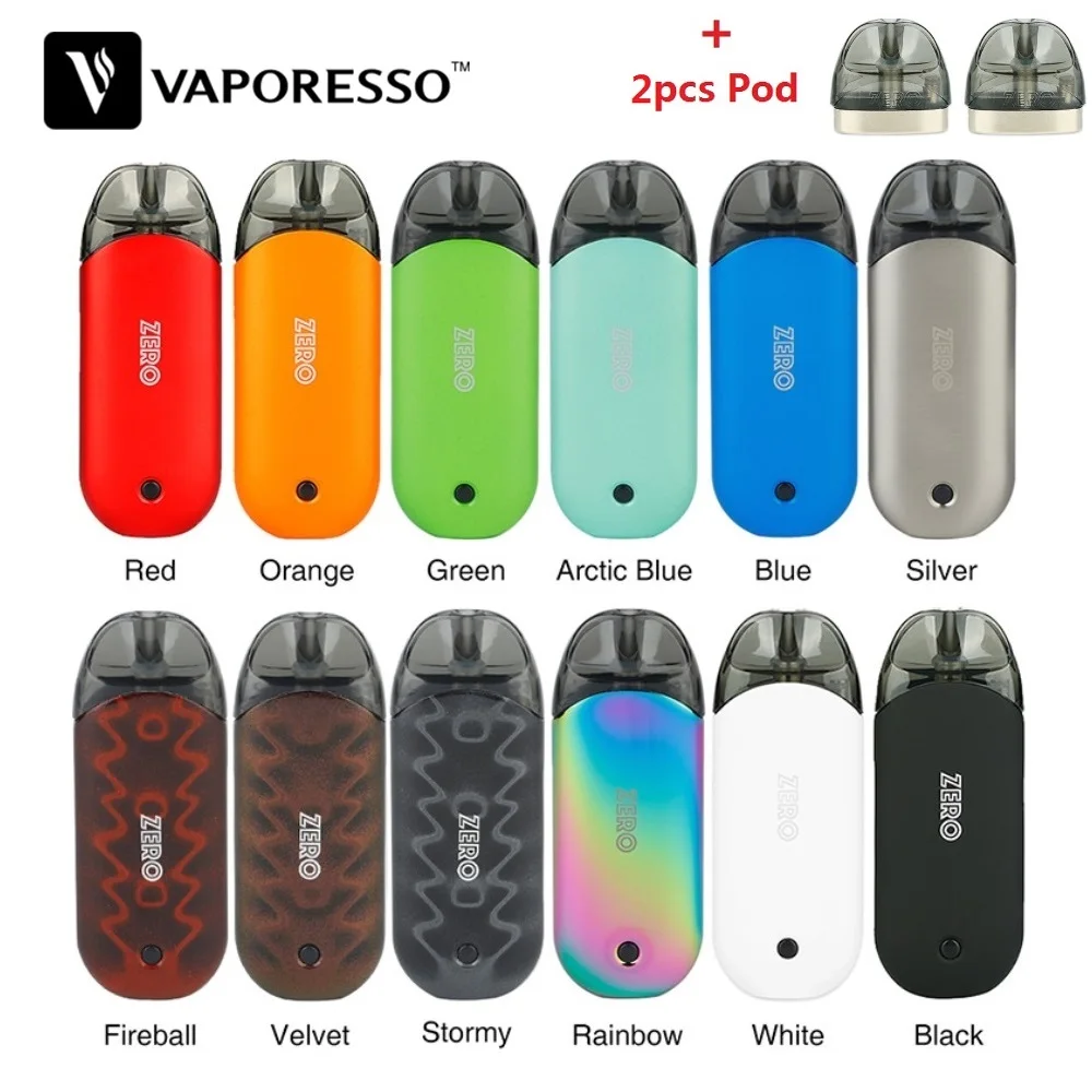 Комплект Vaporesso Renova Zero Pod с 650 мАч встроенной батареей и 2 мл пополняемая емкость и Легкое нажатие для заполнения системы комплект электронной сигареты