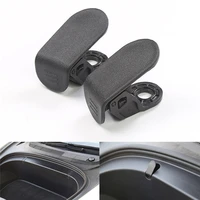 1 pair black abs cargo hook front trunk hook clip cargo bag automotive interior accessories for tesla model 3 2017 2018 2019