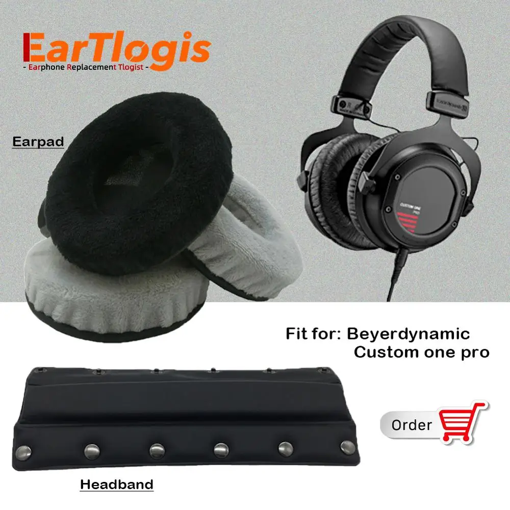 EarTlogis сменные детали для Beyerdynamic Custom one Pro чехол подушки наушников бампер подушка