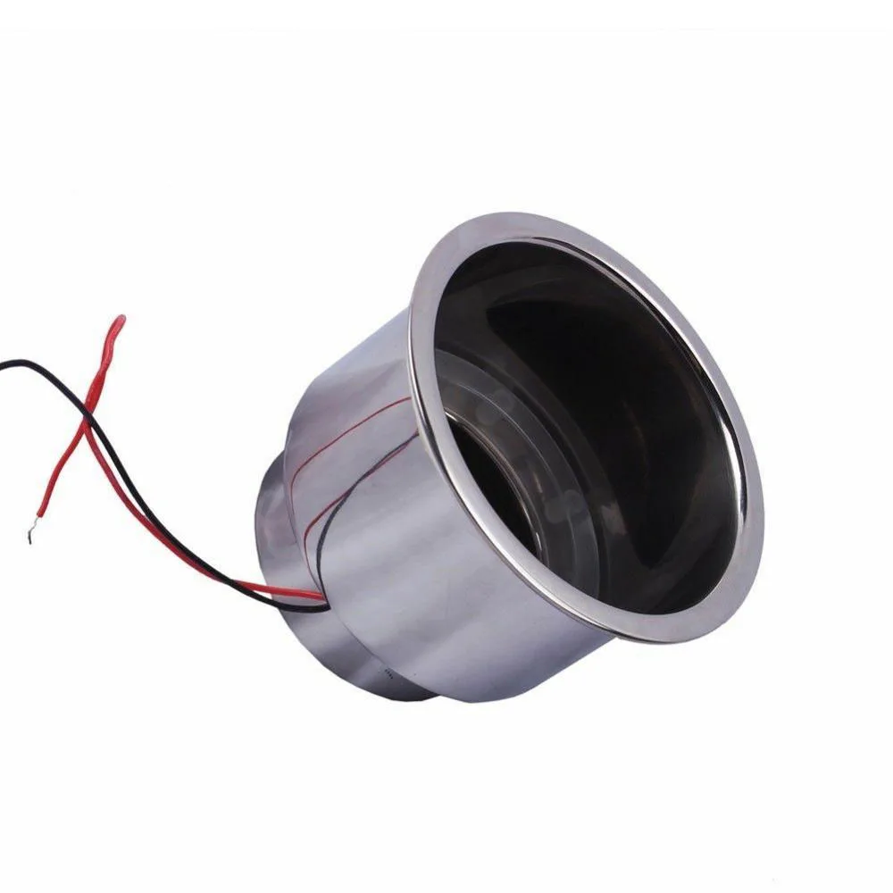 2 предмета морской катер Нержавеющая сталь 8 зеленый светодиодный чашки