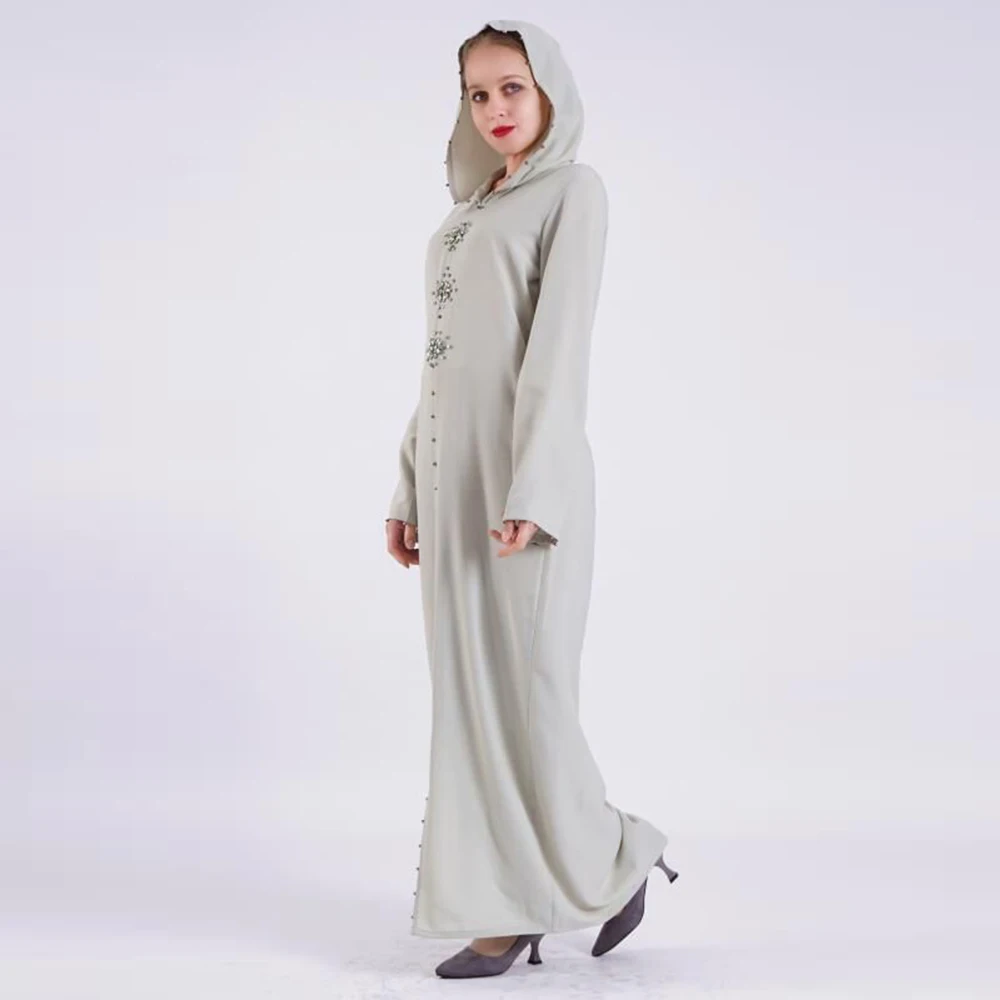 Кафтан Дубай абайя Турция мусульманское женское платье хиджаб кафтан Рамадан