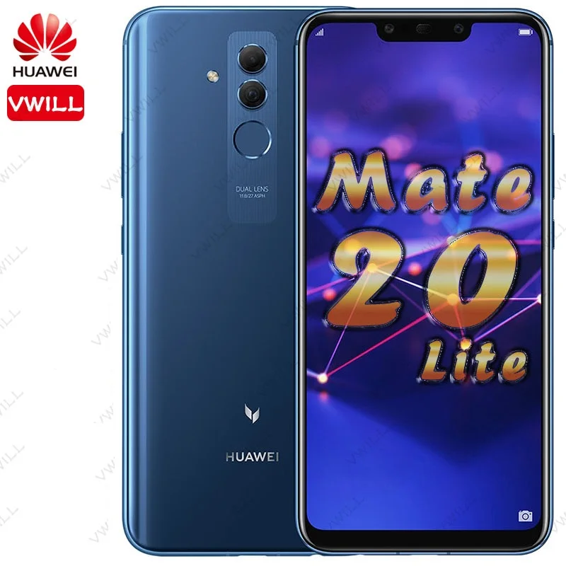 Мобильный телефон huawei mate 20 lite с глобальной прошивкой Maimang 7, 6,3 дюймов, Kirin 710, четыре ядра, Android 8,1, отпечаток пальца ID
