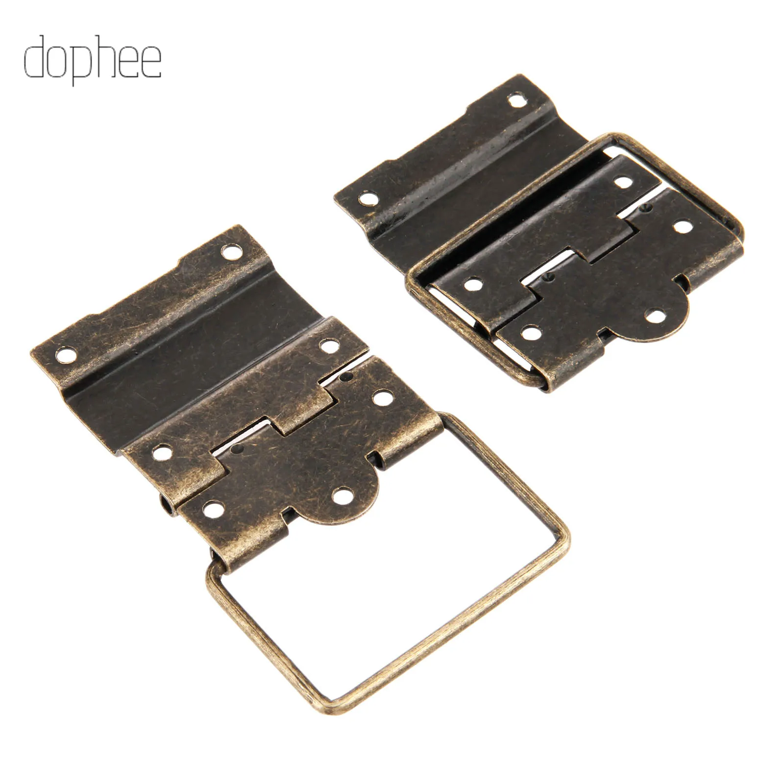 Dophee 2/4/20 шт античная бронза 4 размера шарнир для ящика шкафа ювелирная коробка с