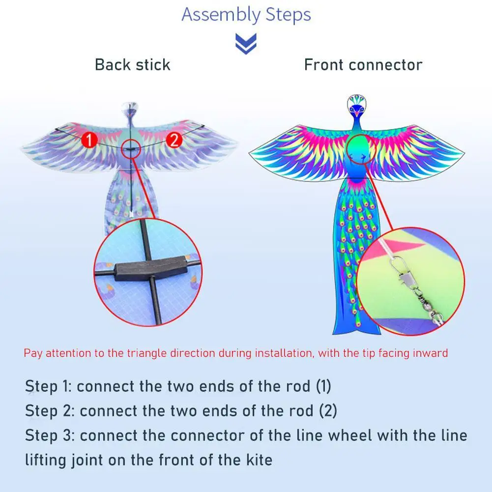

Peacock Kite Children's Breeze Easy To Fly Peacock Kite Adult Special Chinese Ancient Wind Kite Large High-End