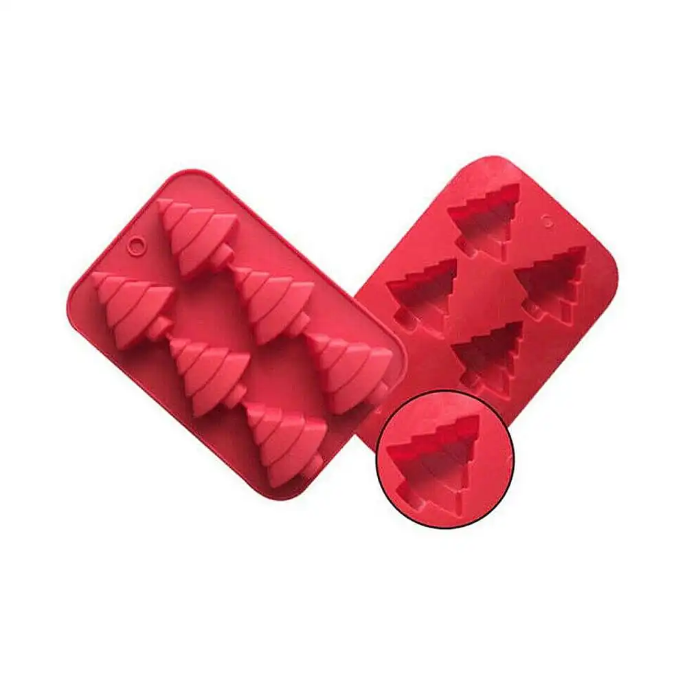 

2pcs Christmas Tree Mould Silicone Cake Mould Aroma Rice Cake Bakeing Mould Home Kitchen DIY Baking Tool Supplies