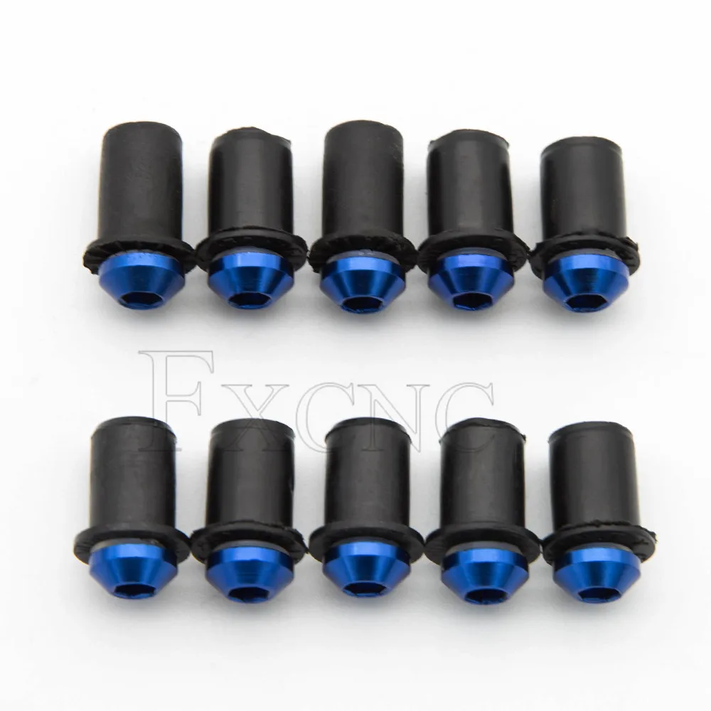 

10 шт. 5 мм комплект болтов для лобового стекла для Yamaha MT09 MT-07 YZF R1 R6 R3 R25 FZ16 Fz1 FZ8 FZ6 MT03 Tmax xmax 530 500