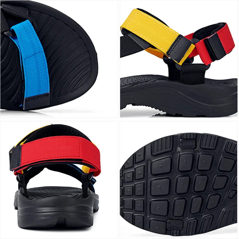 New Men Sandals Summer Couples Leisure Sports Shoes High Quality Outdoor Beach Slippers Lightweight Soft Non-slip Men Sandals