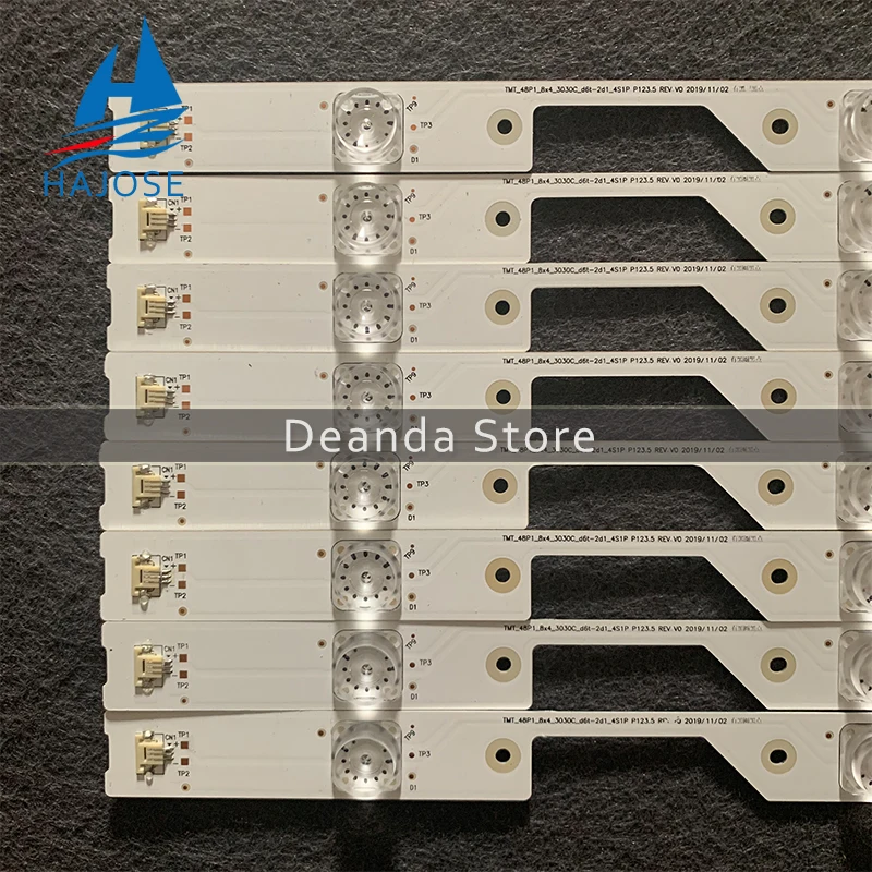 8 Uds 4 светодиодный s для TCL L48P1S CF B48A858U tira de led освещения trasera 4C LB4804 ZM1 ZM01J L48P1
