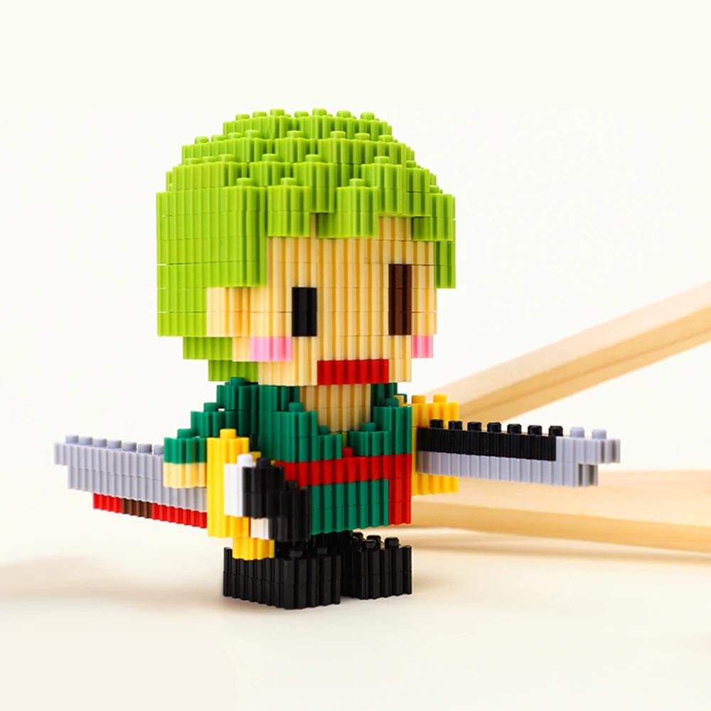 Строительные блоки одна штука Дракон аниме фигурка 3D модель мини Образование