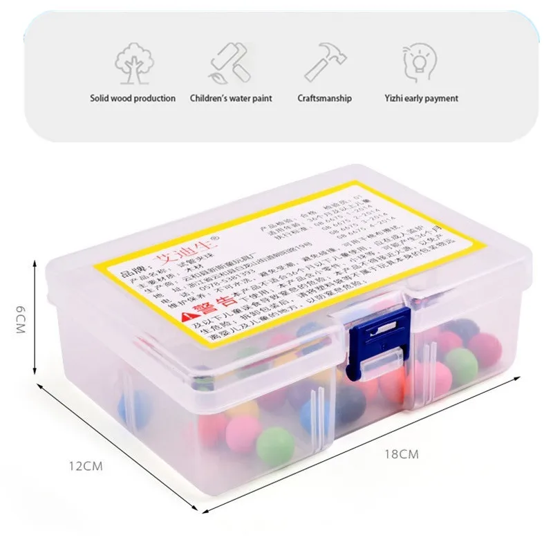 

Montessori Learning Toys Clip Beads Test Tube Toy Children Logic Concentration Fine Motor Training Early Education Toy For Baby