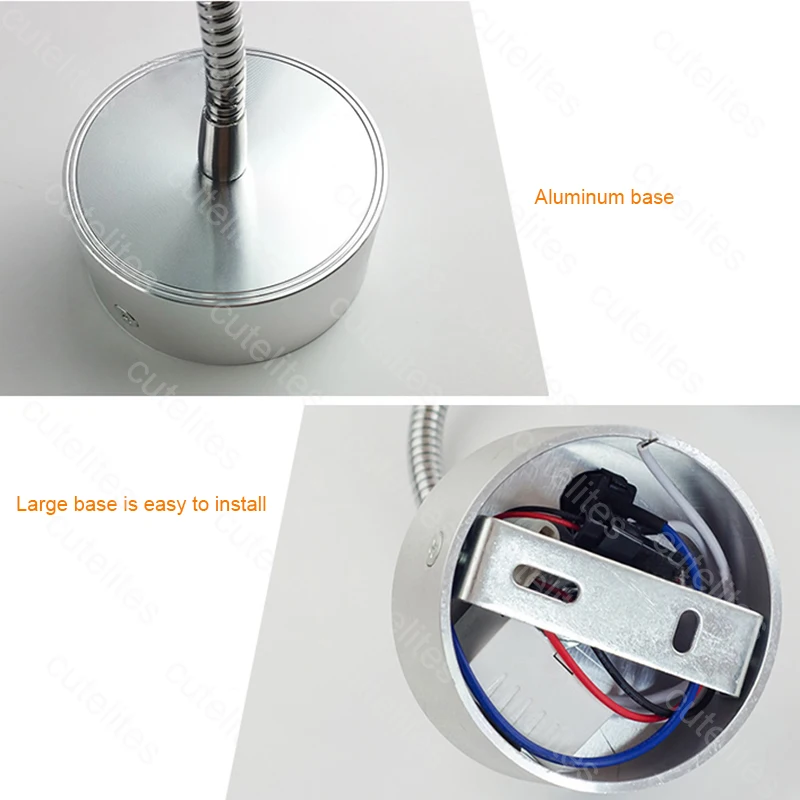 Светодиодный настенный светильник в виде шланга гибкая лампа для спальни с