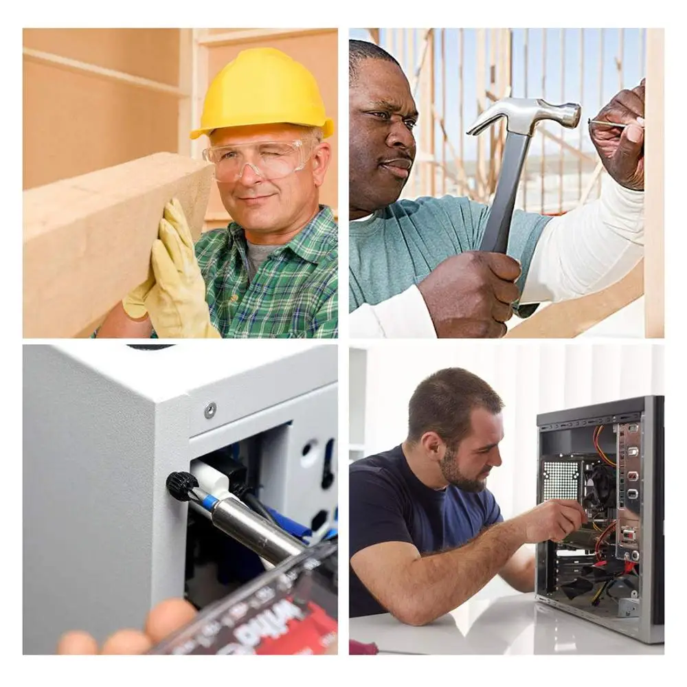 

282pcs/set Drywall Screw M3.5 Wood Screws Counter Sunk Flat Head Tapping Screws with Cross Recessed Carbon Steel Philips Screws