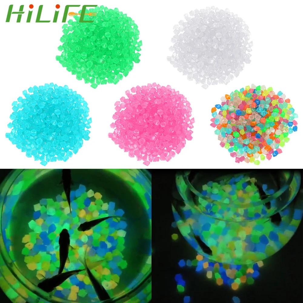 

HILIFE 300 Piece/Pack Artificial Cobblestone Garden Decoration Luminous Stone Glowing Pebbles Gravel 14mm Home Decors