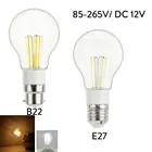 Светодиодный лампы E27 нити светильник B22 3 Вт, 4 Вт, 6 Вт, светодиодный потолочный светильник 110V 230V 240V 220V DC 12V COB светодиодный нити светильник украшение лампы