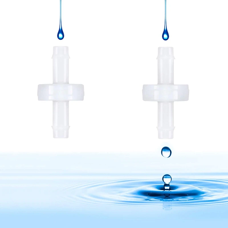 2 шт. обратный клапан PVDF износостойкий односторонний для топлива газа Жидкого