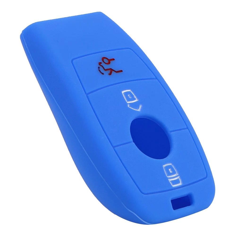 Чехол для ключа LEEPEE силиконовый чехол автомобиля 3 кнопки Mercedes Benz E300 E300L W213 E200 E200L E