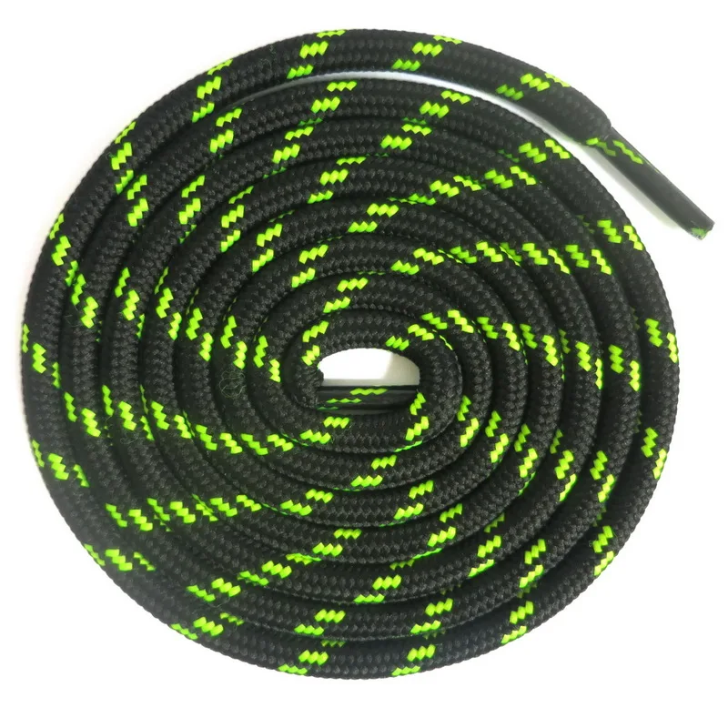 

YJRVFINE Brand Round Shoelaces Wholesale High Quality Athletic Sport Shoe Laces Point Striped Outdoor Climbing Shoelaces 1 Pair