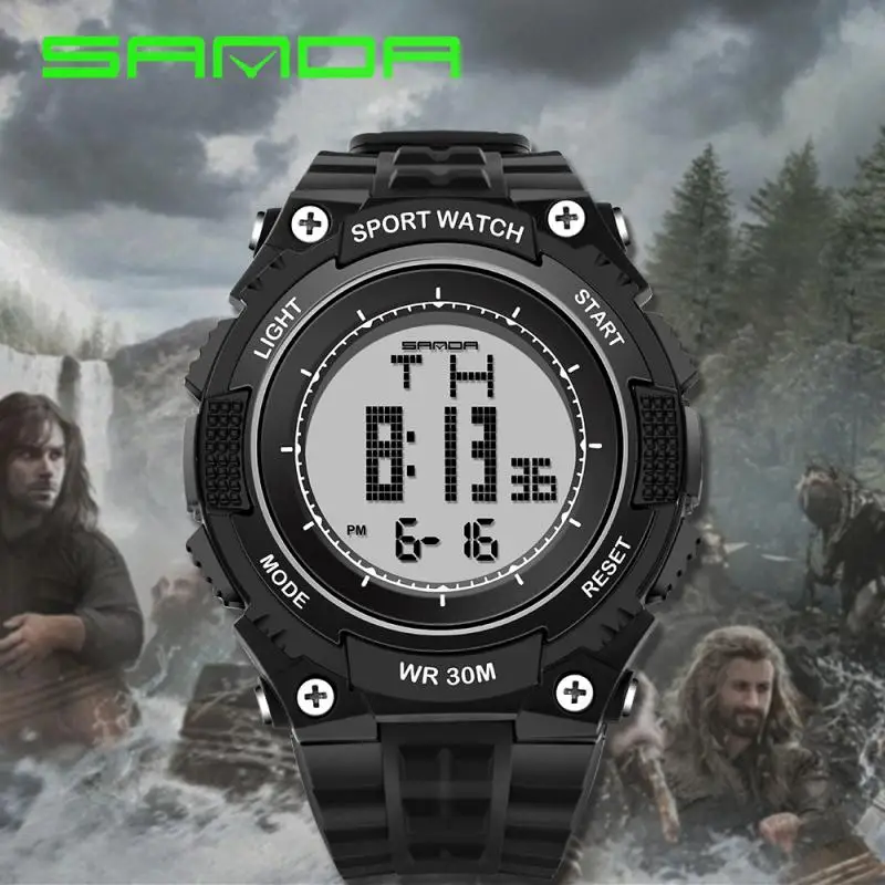 Watch Men Military Sports Watches Fashion Silicone Waterproof LED Digital For Male Clock Man Relogios Masculino Gift | Наручные часы