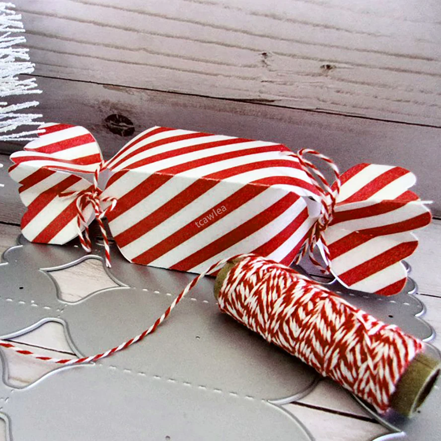 

Large Surprise Candy Box Metal Cutting Dies Christmas Stencil For DIY Scrapbooking Card Decorative