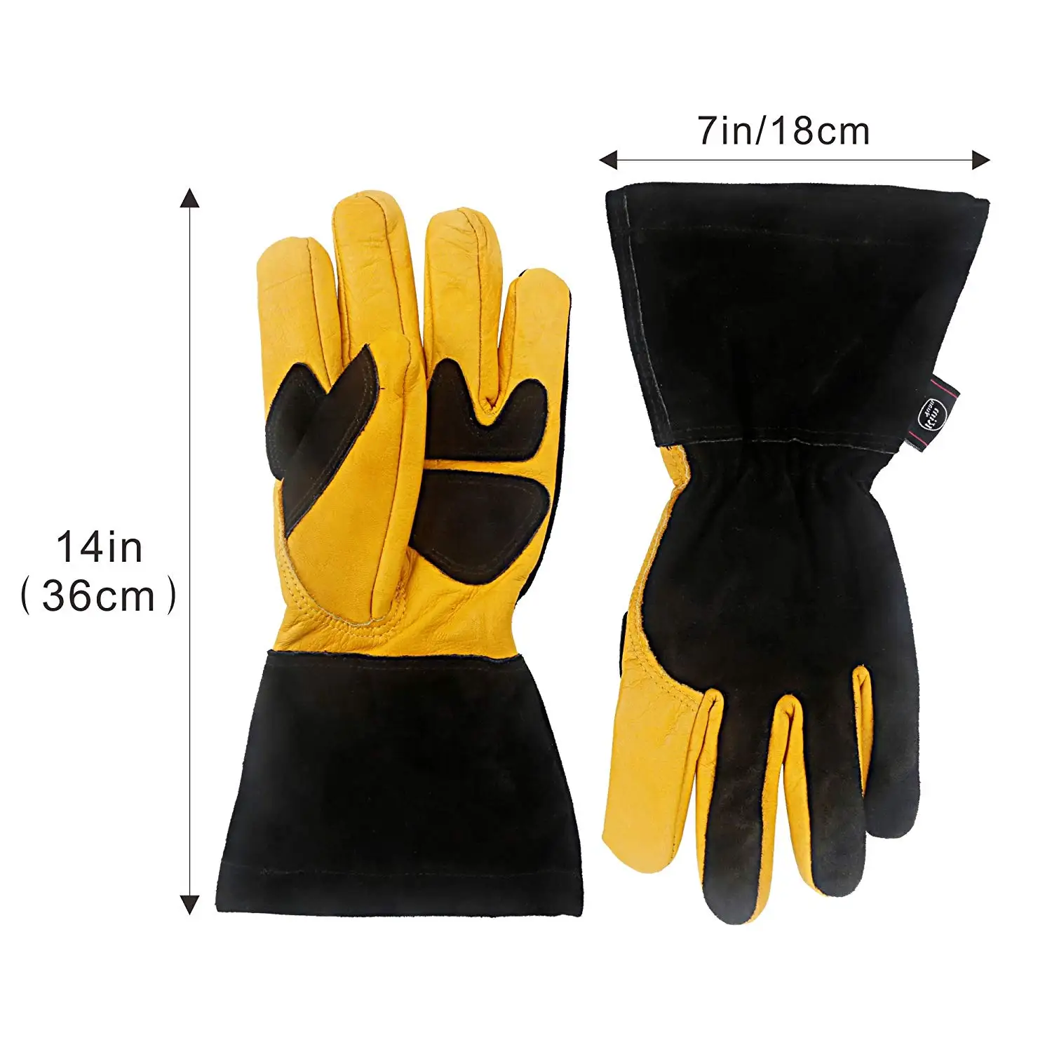HHPROTECT BBQLeather Forge/Mig/Stick сварочные перчатки жаростойкие рукавицы для