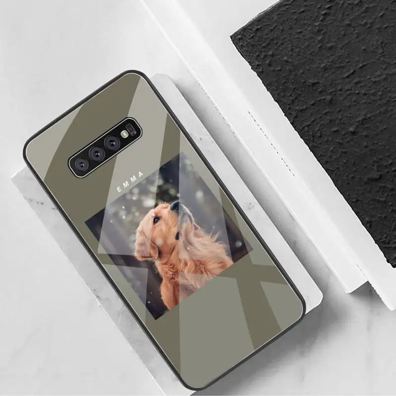 Чехол для телефона с изображением собаки золотистого ретривера из закаленного