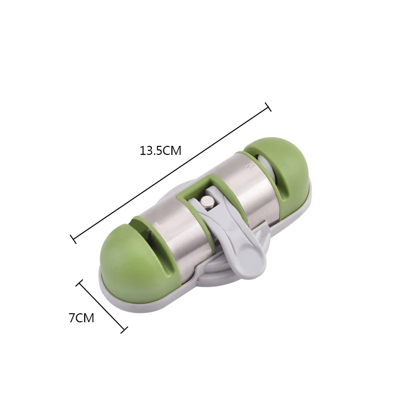 Зеленый/желтый мини-кухонный инструмент для заточки ножей вольфрамовый