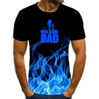 Летняя МужскаяЖенская модная футболка с 3D принтом, хлопковая футболка с коротким рукавом и круглым вырезом, подарок для парня