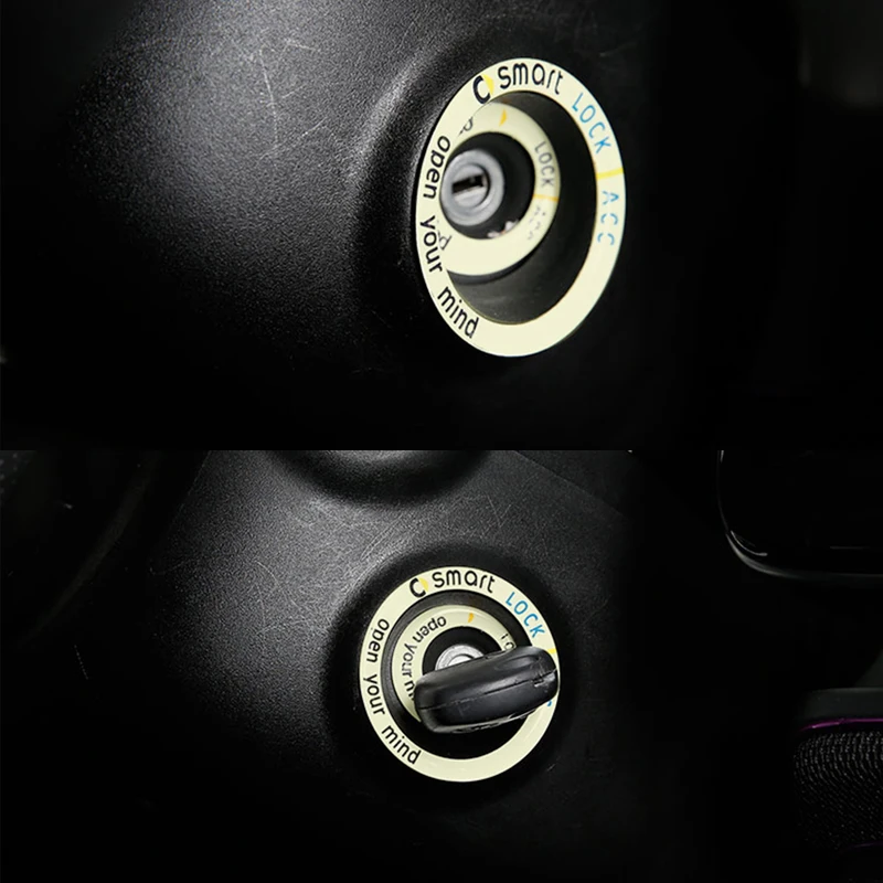 Светящиеся наклейки на устройство зажигания автомобиля эпоксидные Переводные